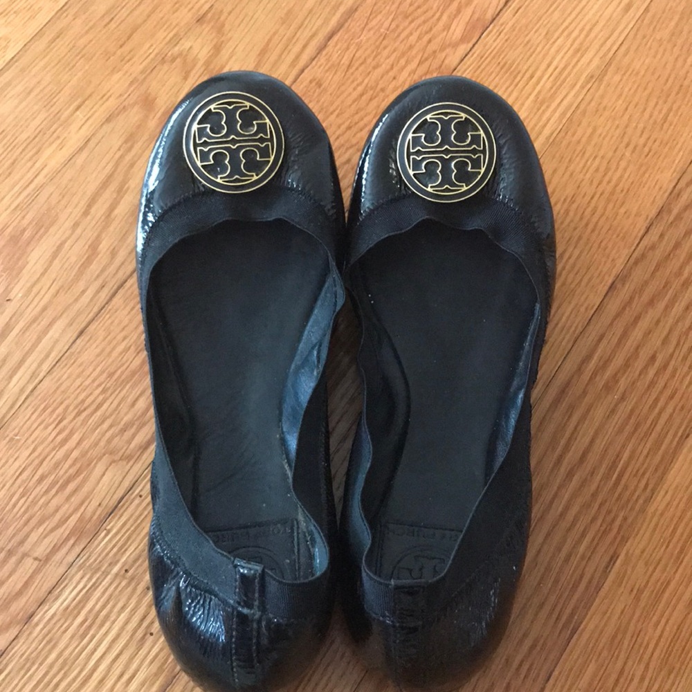 Black Tory Burch Ballet Flats